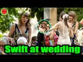 Taylor Swift GORGEOUS at wedding of recording engineers Oli Jacobs Laura Sisk in London