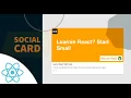 Build A Social Card App With REACT React Project