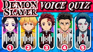 خمن صوت الشخصيات من DEMON SLAYER Kimetsu No Yaiba الموسم 4 اختبار 