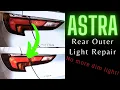 Vauxhall Opel Astra K rear outer light connection repair