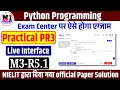 O Level Practical Python O Level Practical Exam 2026 Python PR3 Live Demo newideasyt