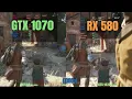 RX 580 vs gtx 1070