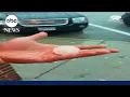 Severe storms bring golf ball-sized hail to Illinois