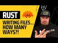 How to Write Data to Files in Rust