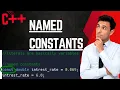 Named constants and programming style basics in C