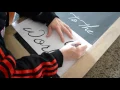 Super Easy Chalkboard Lettering