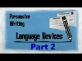 Persuasive Techniques Part 2 Persuasive Writing EasyTeaching