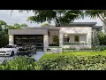 small house simple house design 22mx17m house plan with 5 bedrooms 3 5 bathrooms model0071