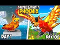Download Lagu I Survived 100 Days as a PHOENIX in Minecraft