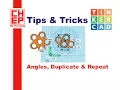 Tinkercad Tips Tricks - Angles plus Duplicate and Repeat Feature
