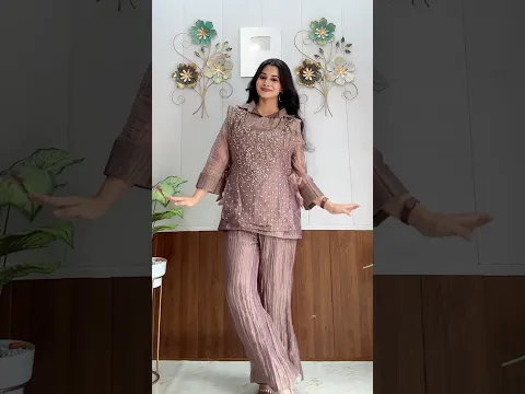 GRWM For Rakshabandhan 👀 Meesho Viral Embroidered Co-Ord Set Under Budget ✨ #shortvideo #rakhi