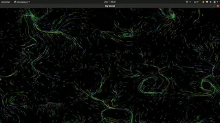 python particle simulator