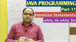 JAVA PROGRAMMING Part-11 Iteration Statements while do while for