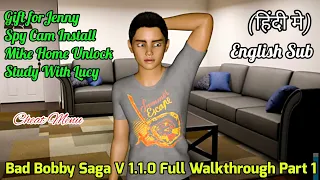 bad bobby saga v 1 1 0 full walkthrough part 1 study with lucy gift for jenny spy cam in hindi