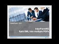 InterformNG Split XML into multiple PDFs