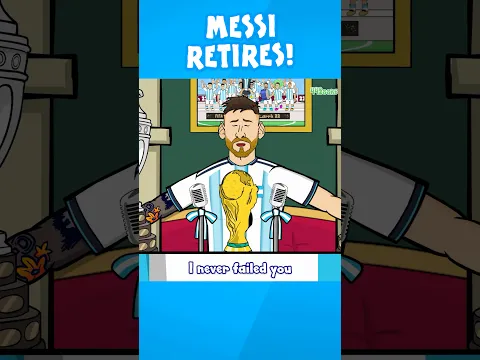 Messi retires from Argentina😭 #messi #argentina #football