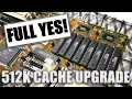 Upgrading the Full Yes 82430I to 512KB of SRAM Cache