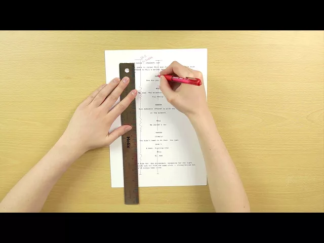 How to Line a Film Script — A Guide for Script Supervisors
