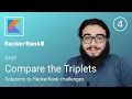 4 Compare The Triplets - HackerRank Kotlin Solution