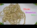Economical Winter Door decoration ideas from ordinary materials DIY Best Out Of Waste craft idea