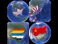 Lagu Evolution of United States, Japan , China and Russia #map #history #historymap