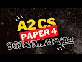 A Level Computer Science paper 4 Solution 22