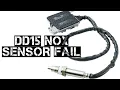 NOX outlet sensor failure on freightliner and repair detroit dd15
