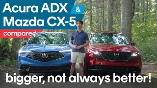 Mazda CX-5 vs Acura ADX Price Space Tech and Driving Compared