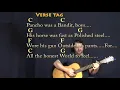 Pancho and Lefty (Townes Van Zandt) Strum Guitar Cover Lesson with Chords/Lyrics - Capo 1st Fret