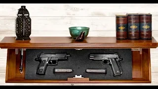 Tactical Traps Locking Hidden Gun Shelf