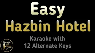 Hazbin Hotel Easy Karaoke Instrumental Lower Higher Male Original Key 