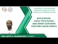 Application Array Processing and Array Gain with Uniform Linear Arrays