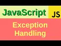 Exception handling - Basic JavaScript Fast 40 try catch try catch finally throw