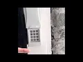 How to replace the batteries in a Direct Drive Garage Door Opener wireless keypad Sommer