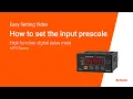 Autonics Tutorial How to set the input prescale