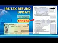 2022 IRS TAX REFUND UPDATE - Tax Return Backlog Amended Returns Tax Topic Codes 152 IRS Funding