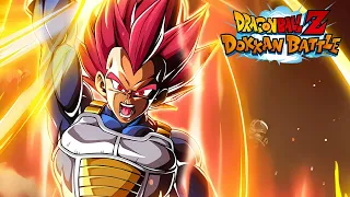 Dragon Ball Z Dokkan Battle STR LR Super Saiyan God Vegeta Active Skill OST Extended