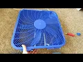 Box Fan Cleaning and take apart Walmart Mainstays and others - quick vid
