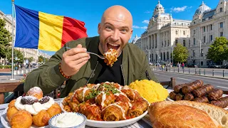 Bucharest Food Marathon!! Ultimate Romanian Food Tour!! 🇷🇴