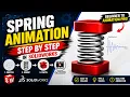 SolidWorks Spring Animation Tutorial Step-by-Step Motion Study for Beginners