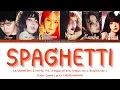 LE SSERAFIM (르세라핌)-'SPAGHETTI' (ft. J-Hope Of BTS) (Clean Ver.) (English Ver.) (Color Coded Lyrics)