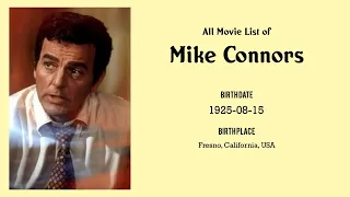 Mike Connors Movies list Mike Connors Filmography of Mike Connors
