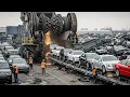 35 Most Dangerous Car Crushing Shredding Machines That Obliterate Everything Scrap Processing