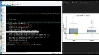 How to create and describe the box plot in STATA
