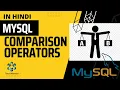 MySQL Comparison Operators in Hindi Talat Waheed