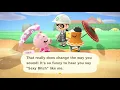 Buzz copying Gala funny catchphrase Animal Crossing New Horizon