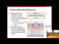 1427222101 Lecture 18 Dynamic Memory Allocation Basic Concepts
