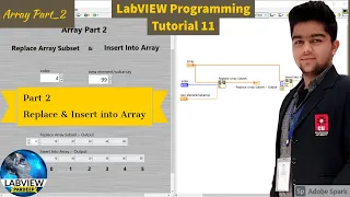 LabVIEW LabVIEW Replace Array Insert Array LabVIEW Programming Array Part 2