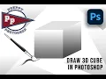 Draw 3D Cube in Photoshop in 1MIN Beginner tutorial