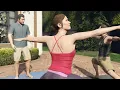 GTA V Yoga | Micheal and Amanda doing yoga | Benefits of Yoga | 9DGamerz